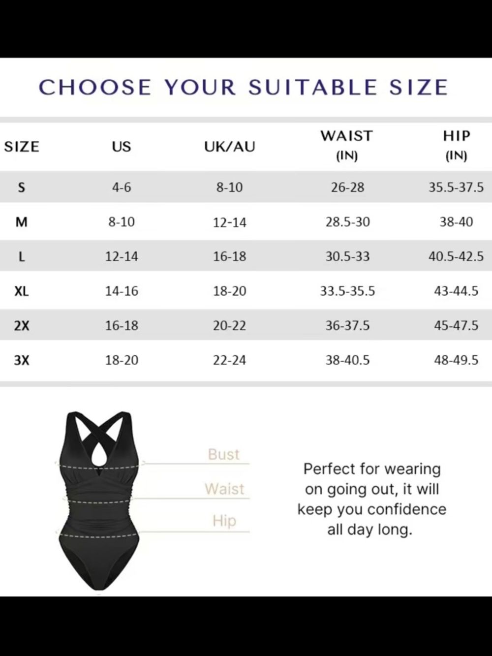 ShapeLLX Smart Sculpt Classic Black Cross-Back - Front Ruched One-Piece Swimsuit - Picture 3 of 7